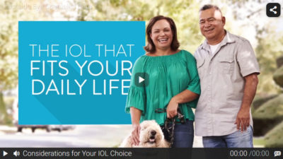 Video: Considerations for Your IOL Choice